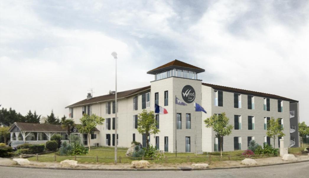 Hotel Wood Inn Bordeaux Aeroport Merignac  Exterior photo